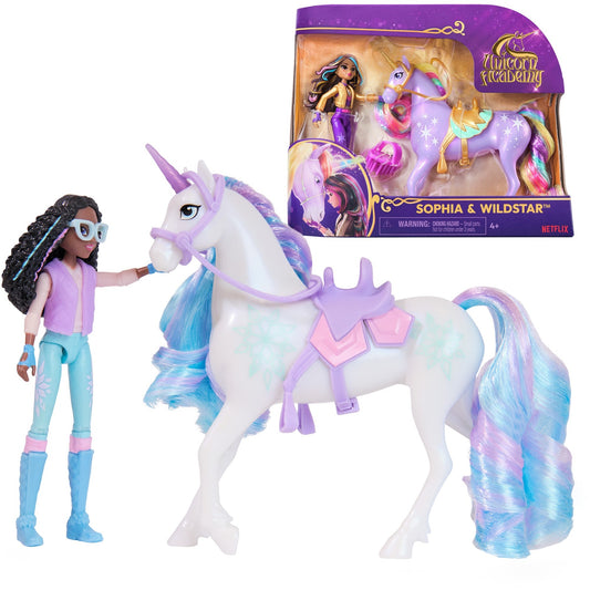 Spinmaster Unicorn Academy - Layla und Einhorn Glacier Set