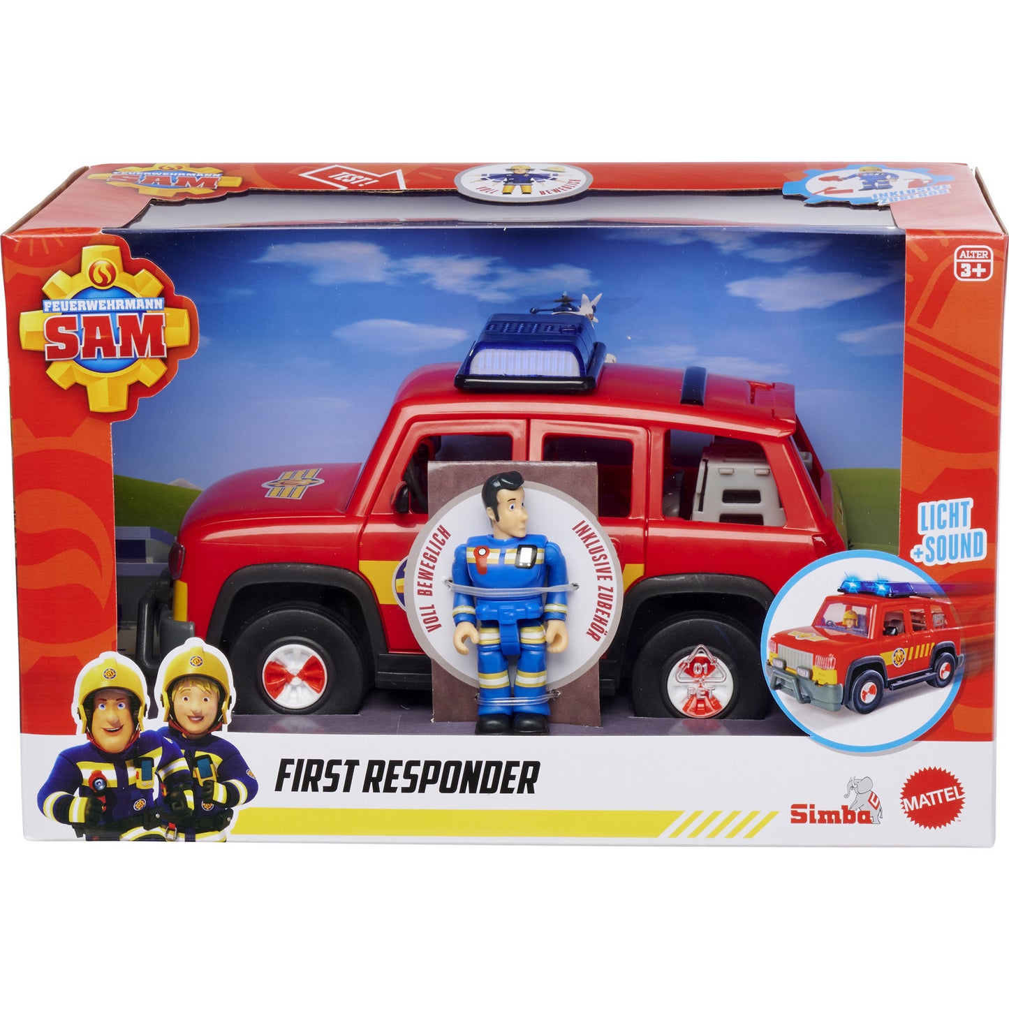 Feuerwehrmann Sam First Responder Fahrzeug, Spielfahrzeug