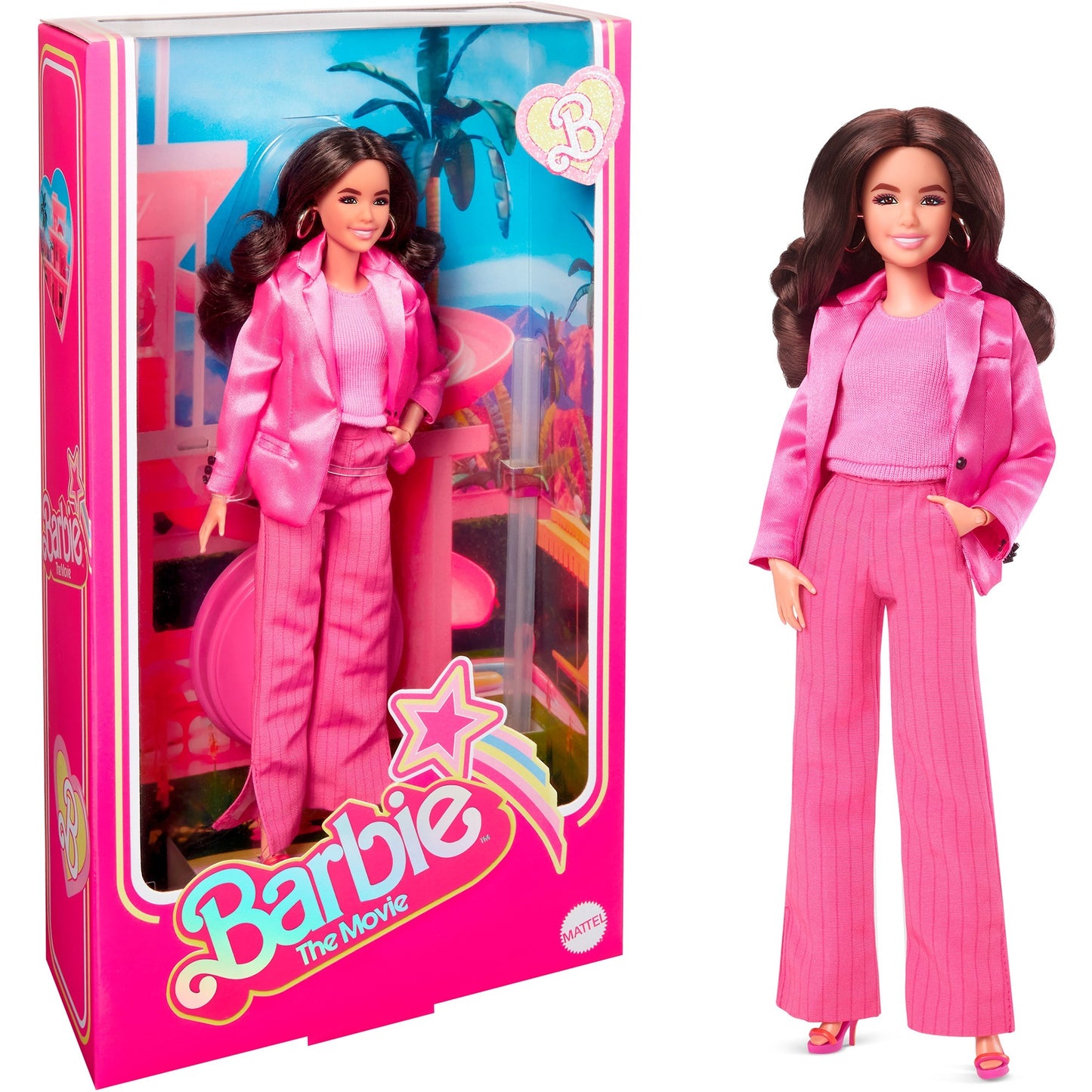 Barbie Barbie Signature The Movie - America Ferrera als Gloria Puppe zum Film im dreiteiligen Hosenanzug in Pink