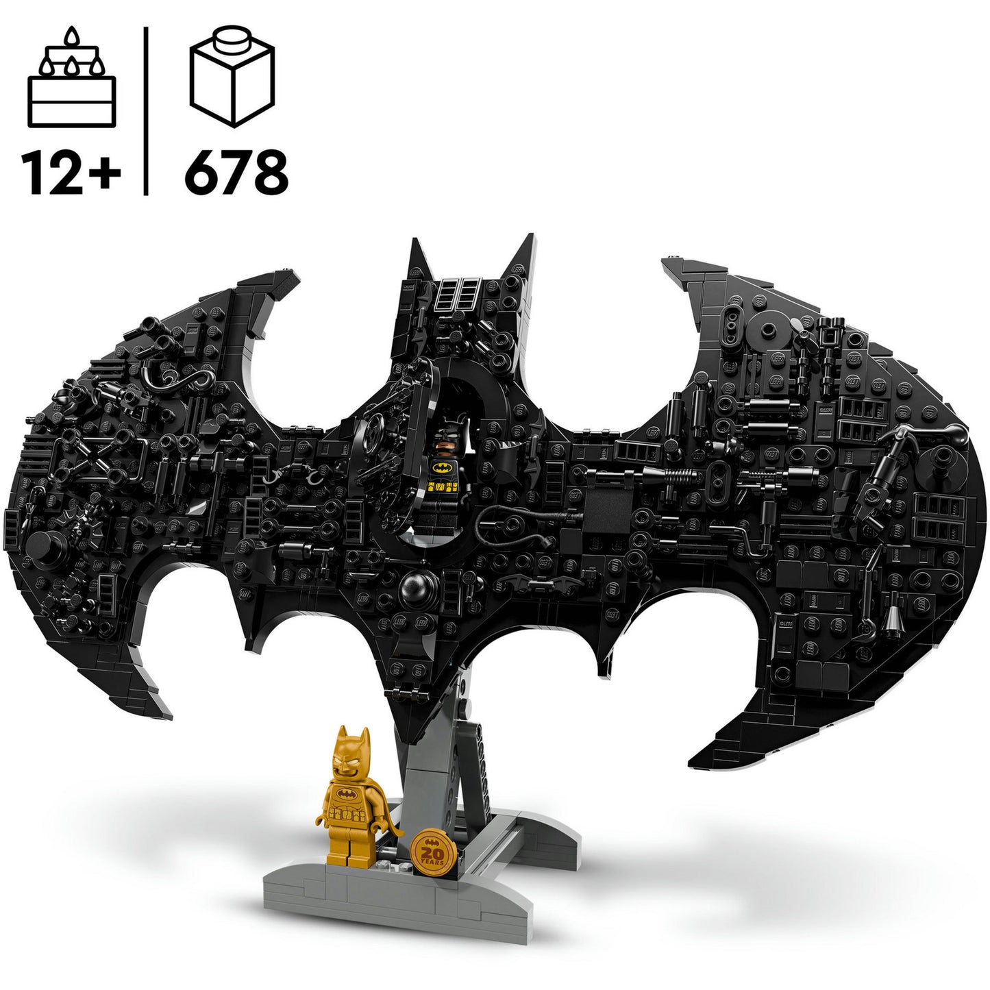 76330 DC Super Heroes Batman Logo, Konstruktionsspielzeug