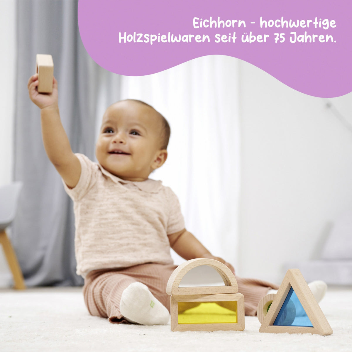 Montessori Fensterbausteine, Konstruktionsspielzeug