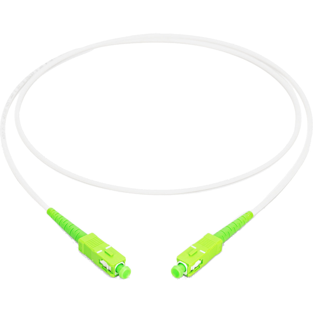 Glasfaser-Simplex-Patchkabel, stahlarmiert, Singlemode, SC/APC > SC/APC