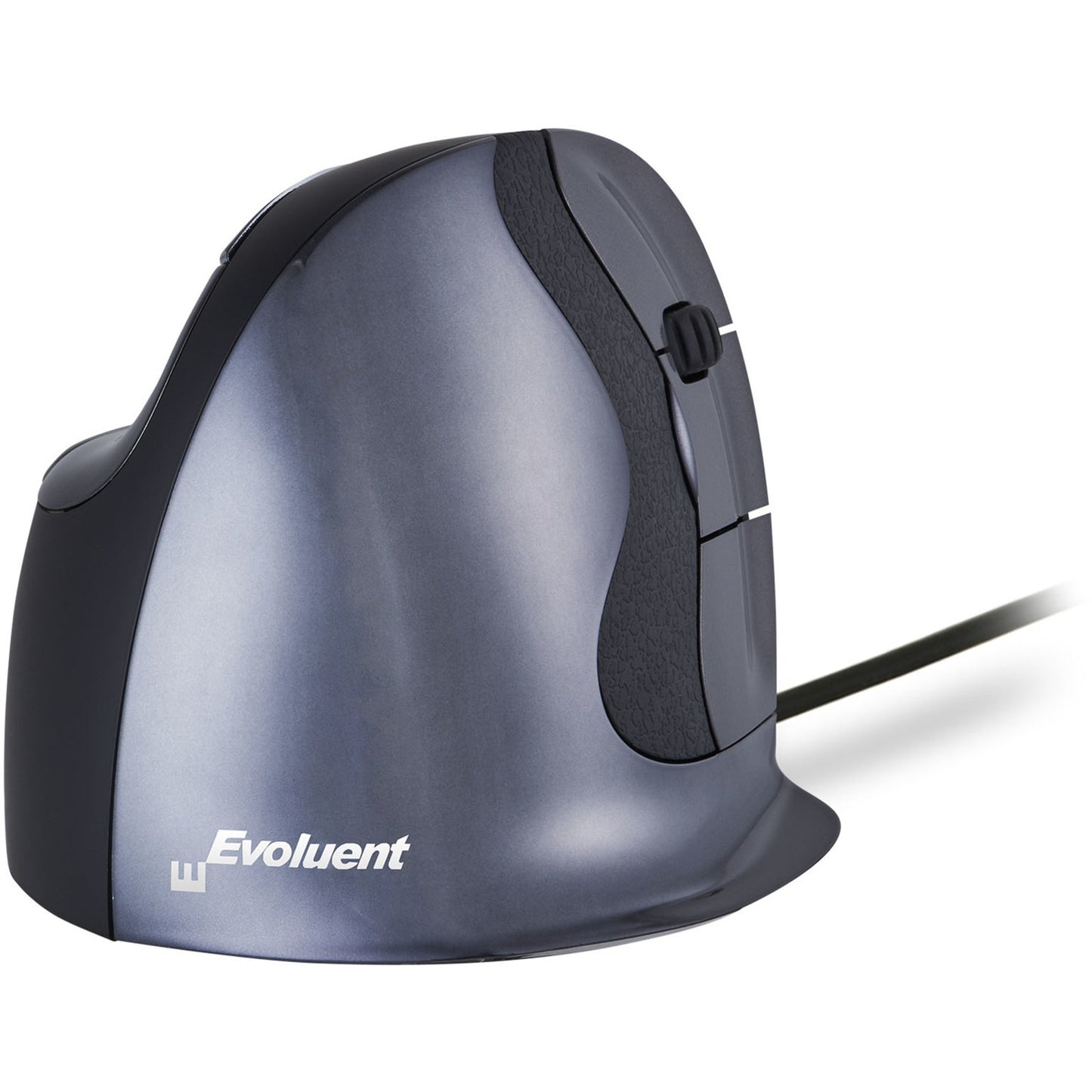 Evoluent VerticalMouse D (schwarz/silber, Medium, RH)