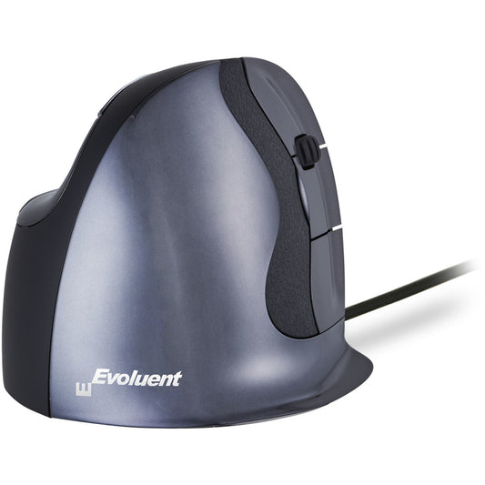 Evoluent VerticalMouse D (schwarz/silber, Large, RH)