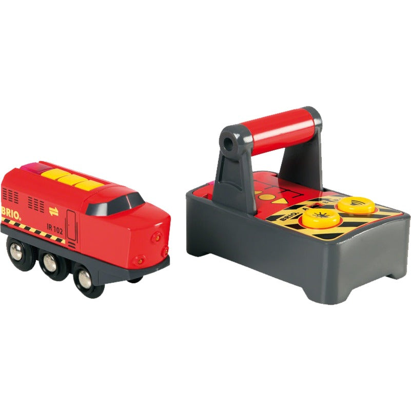 BRIO World IR-Frachtlok (rot)