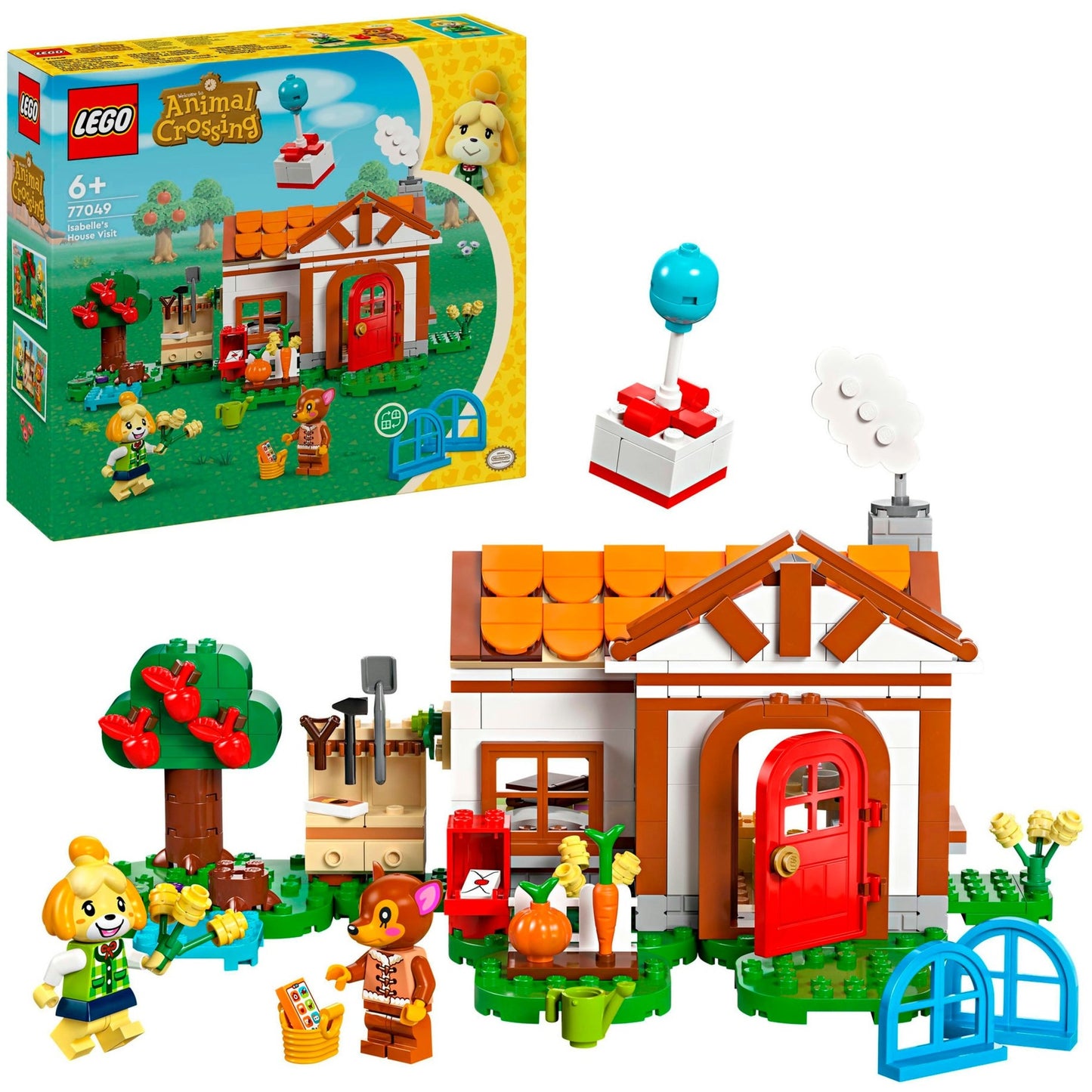 LEGO 77049 Animal Crossing Besuch von Melinda, Konstruktionsspielzeug