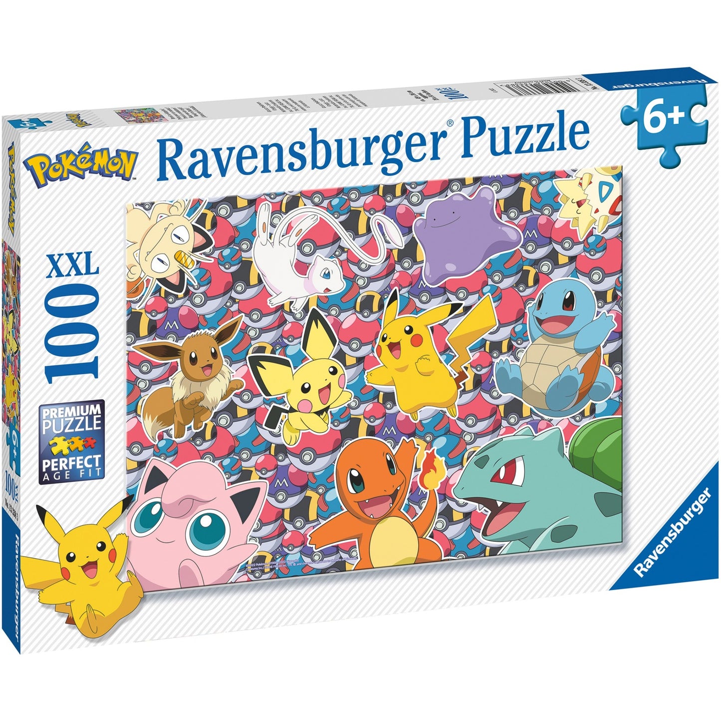 Ravensburger Kinderpuzzle Pokémon - Bereit zu kämpfen! (100 Teile)