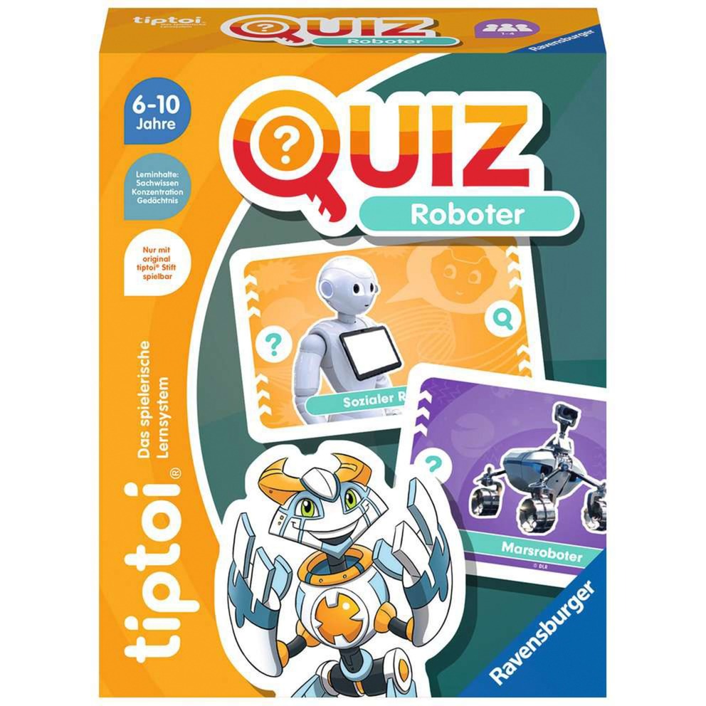 Ravensburger tiptoi Quiz Roboter, Quizspiel