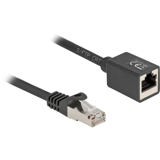 Netzwerk Verlängerungskabel RJ-45 Stecker > RJ-45 Buchse Cat.6a S/FTP