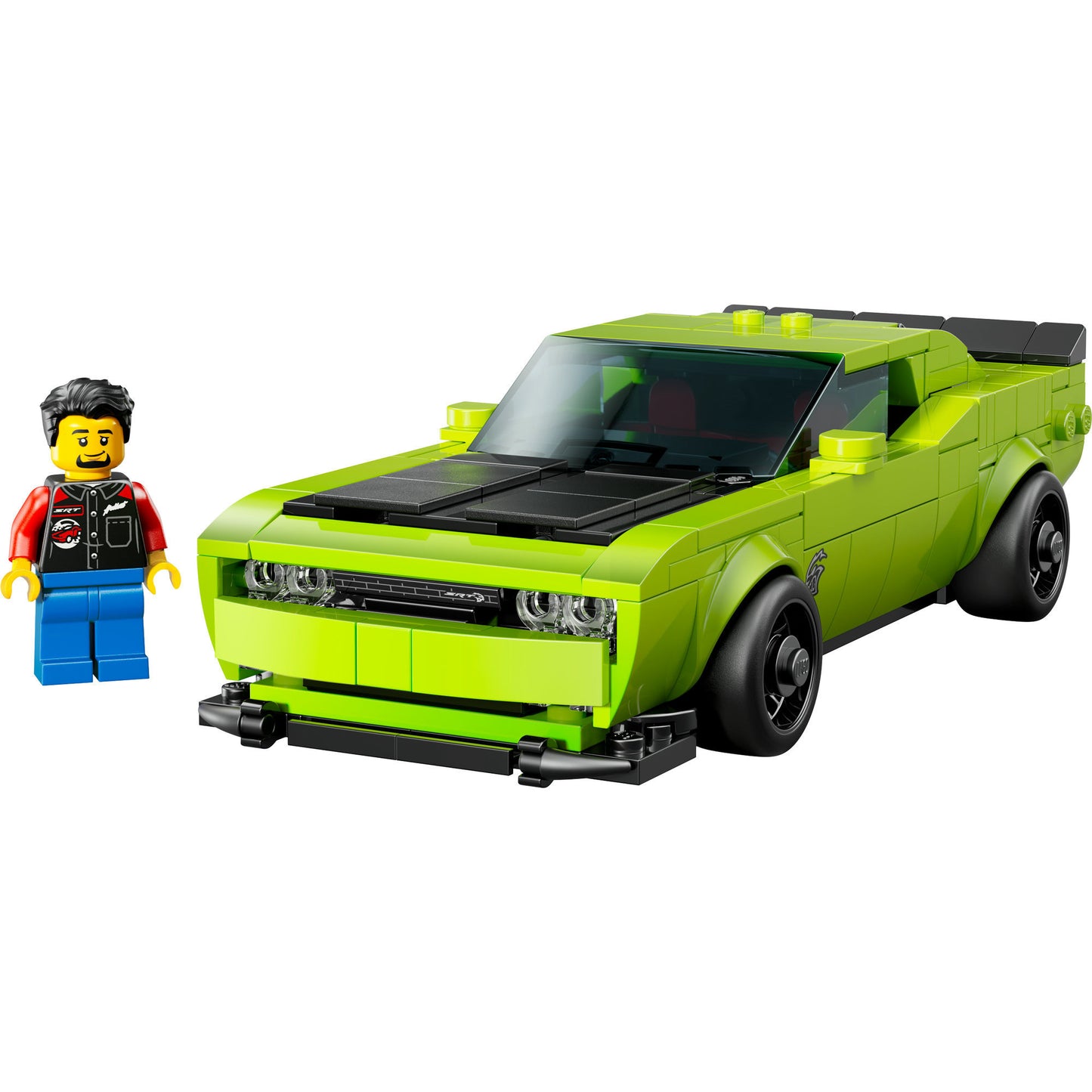 77237 Speed Champions Dodge Challenger SRT Hellcat Sportwagen, Konstruktionsspielzeug
