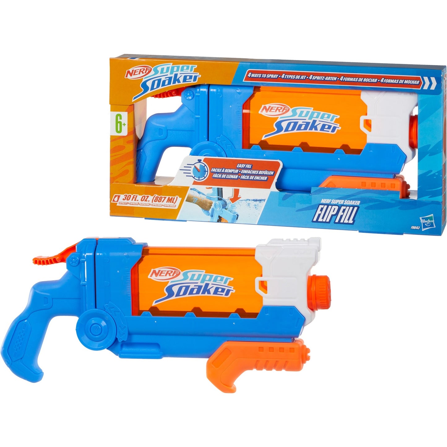 Hasbro Super Soaker Flip Fill (blau/weiss)