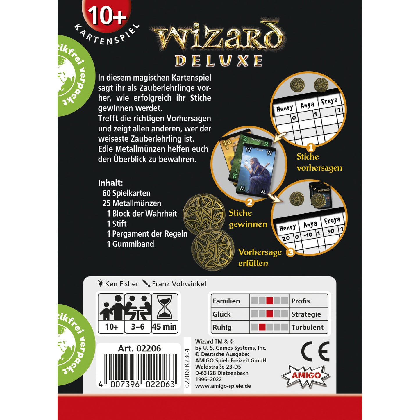 Wizard Deluxe, Kartenspiel