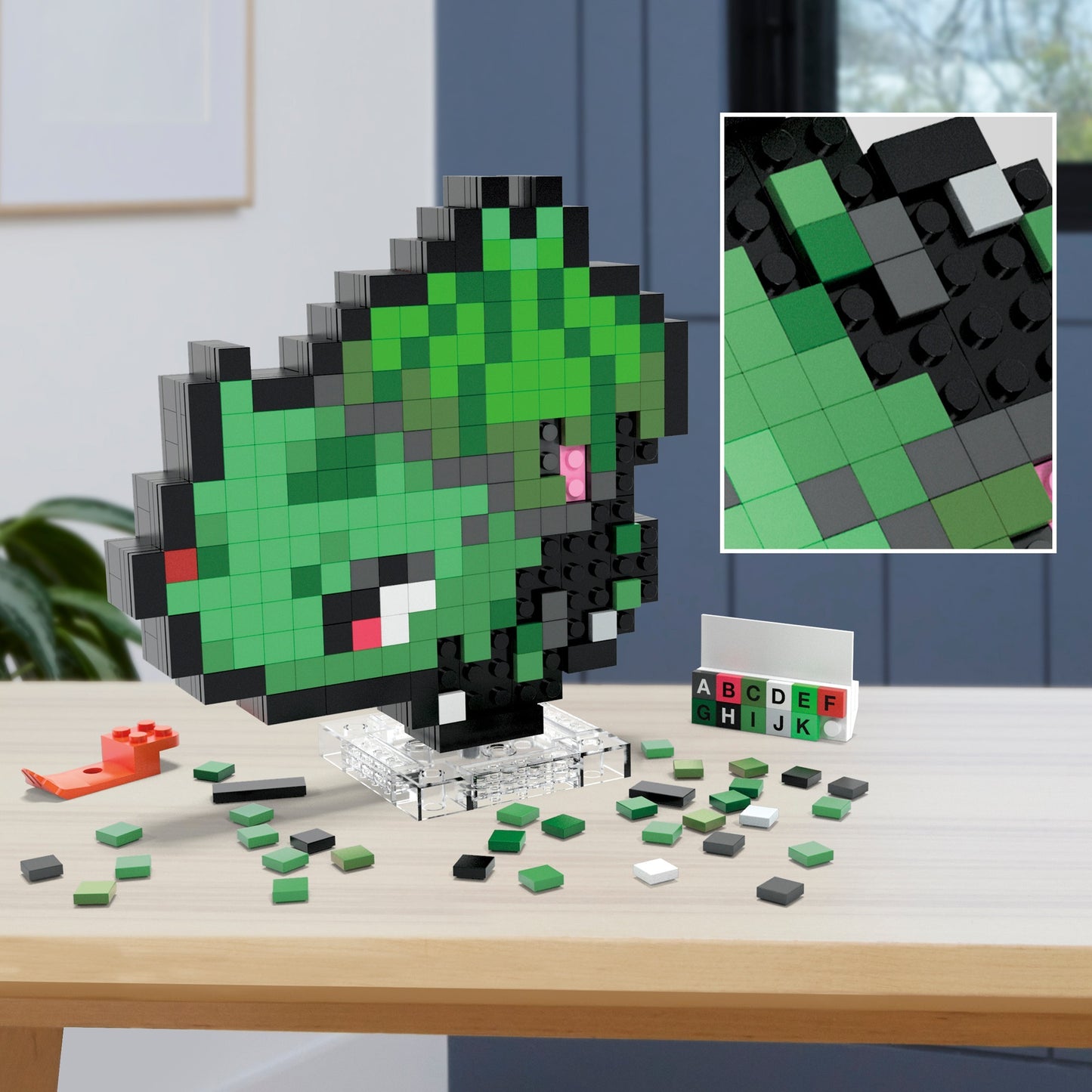 Mattel MEGA Pokémon Bisasam Pixel Art, Konstruktionsspielzeug