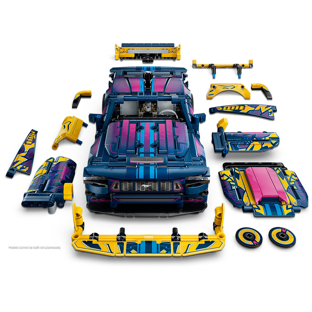 42236 Technic Ford Mustang GT Auto aus der Tuning-Werkstatt, Konstruktionsspielzeug