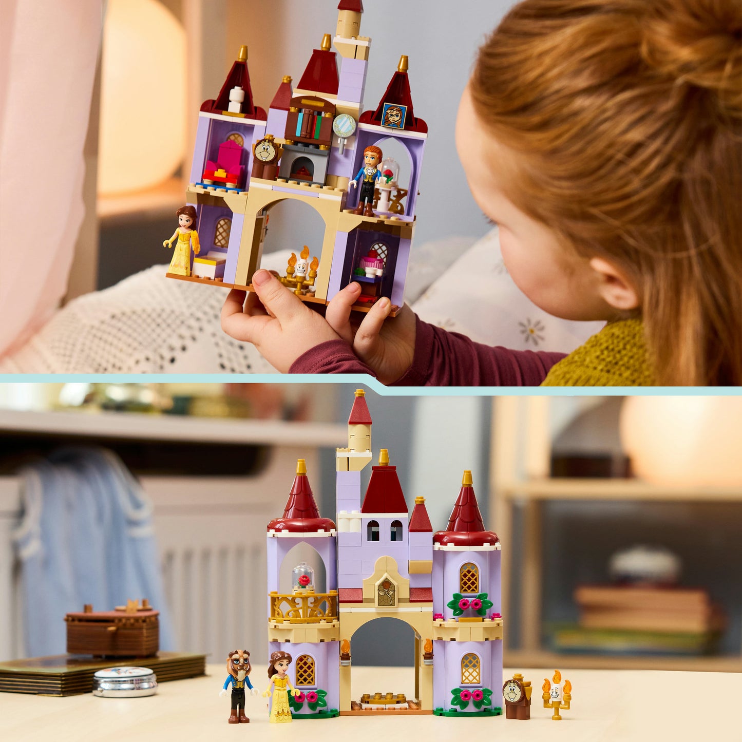 43289 Disney Princess Das verzauberte Schloss von Belle und dem Biest, Konstruktionsspielzeug