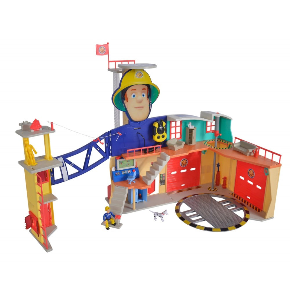 Dickie Feuerwehrmann Sam Mega-Feuerwehrstation XXL, Spielgebäude