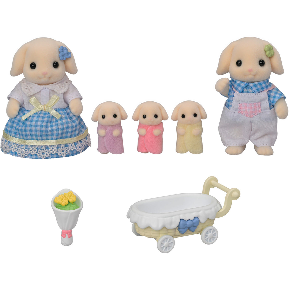 Sylvanian Families - Kaninchen Familie, Konstruktionsspielzeug