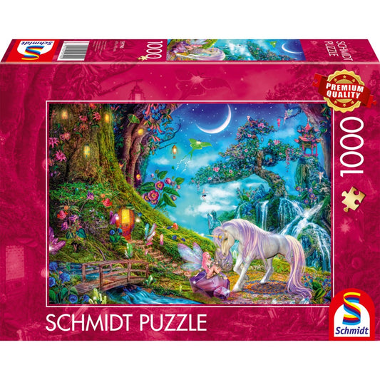 Wo sich Einhorn und Elfe gute Nacht sagen, Puzzle