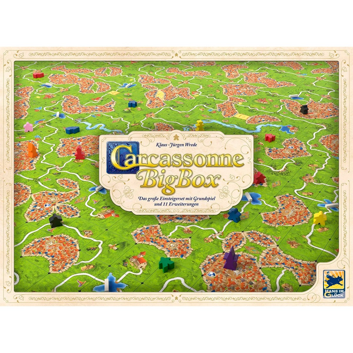 Asmodee Carcassonne Big Box (V3.0), Brettspiel