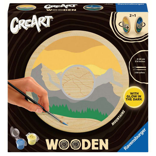 CreArt Wooden - Berge, Malen