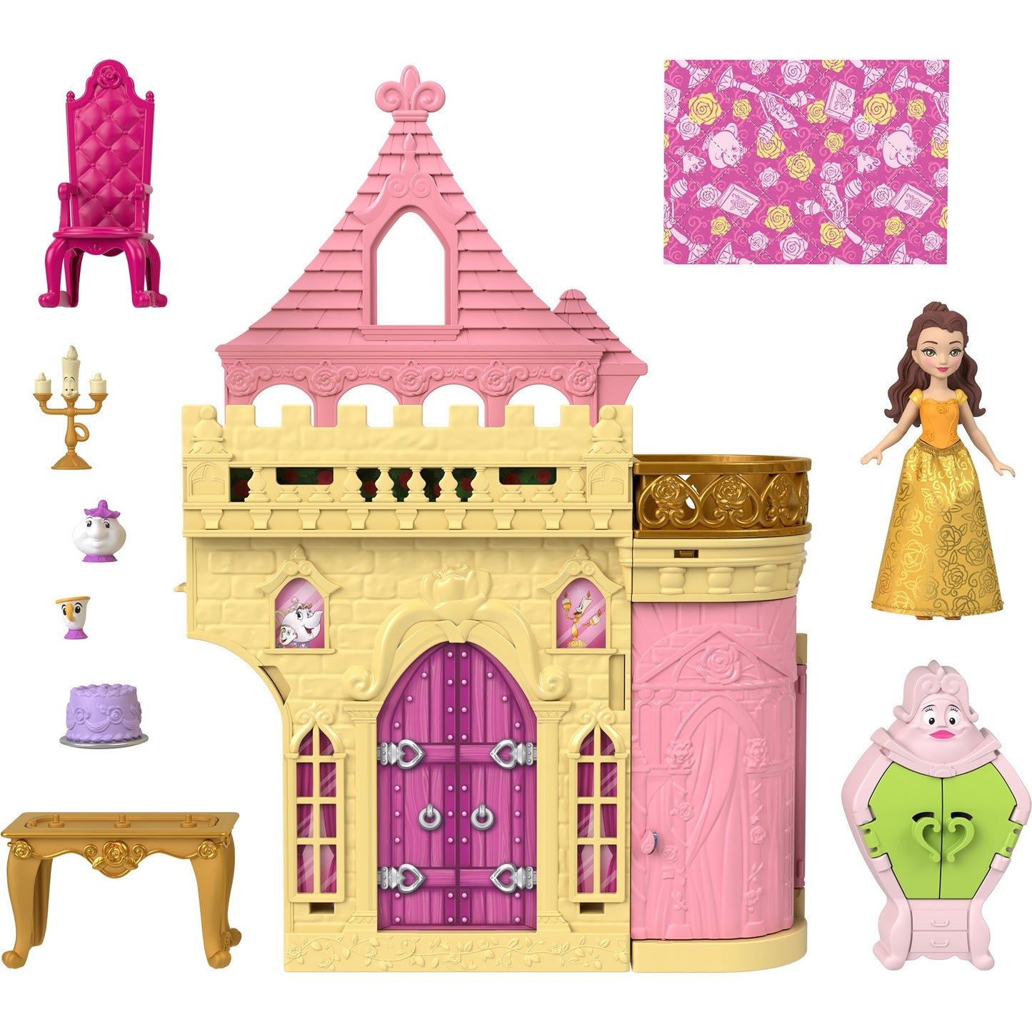 Mattel Disney Prinzessin Belle´s Magical Surprise Castle Playset