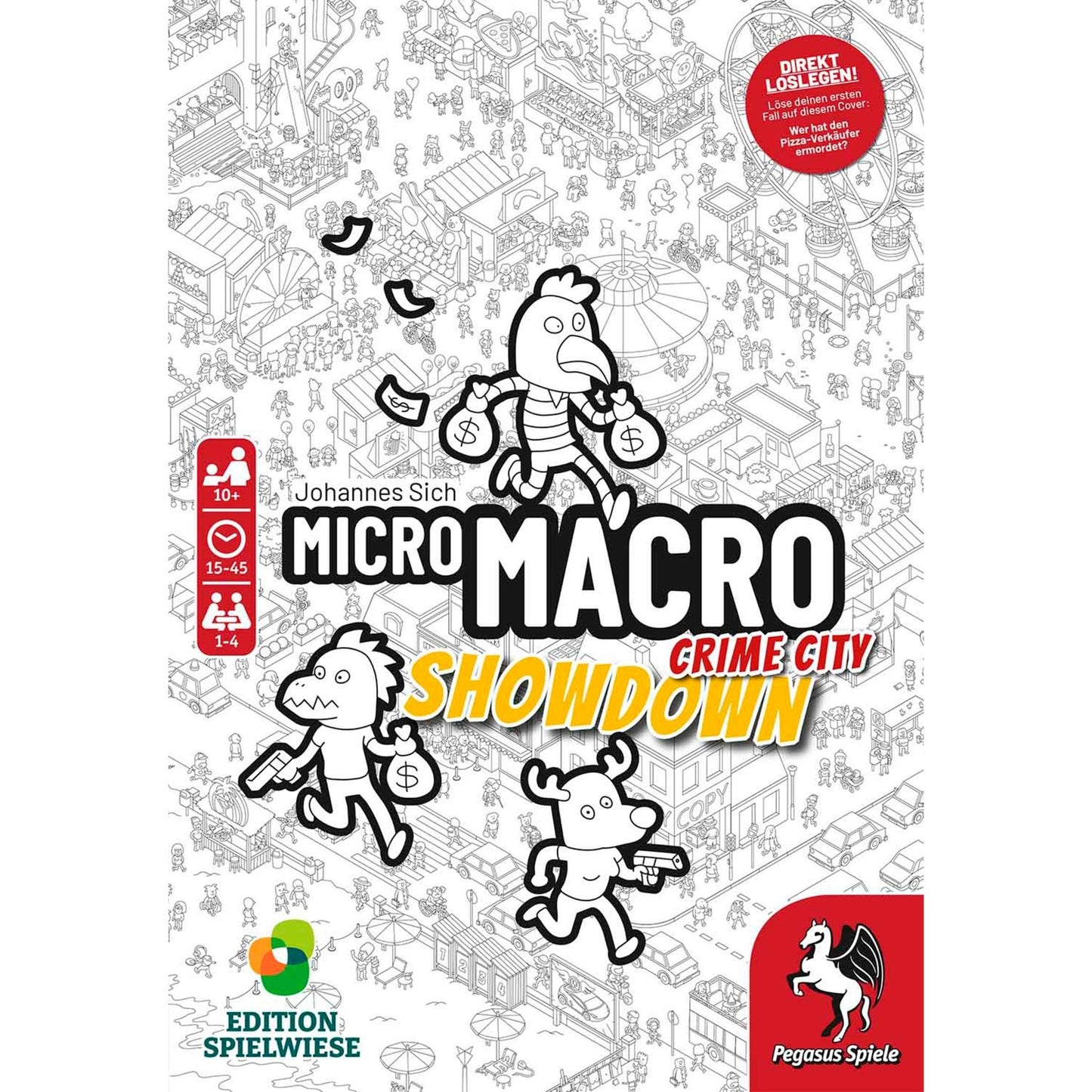 Pegasus MicroMacro: Crime City 4 - Showdown, Brettspiel