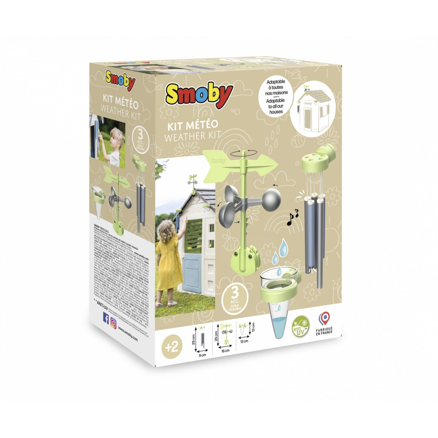 Life Spielhaus Zubehör Wetterstation, Gartenspielgerät