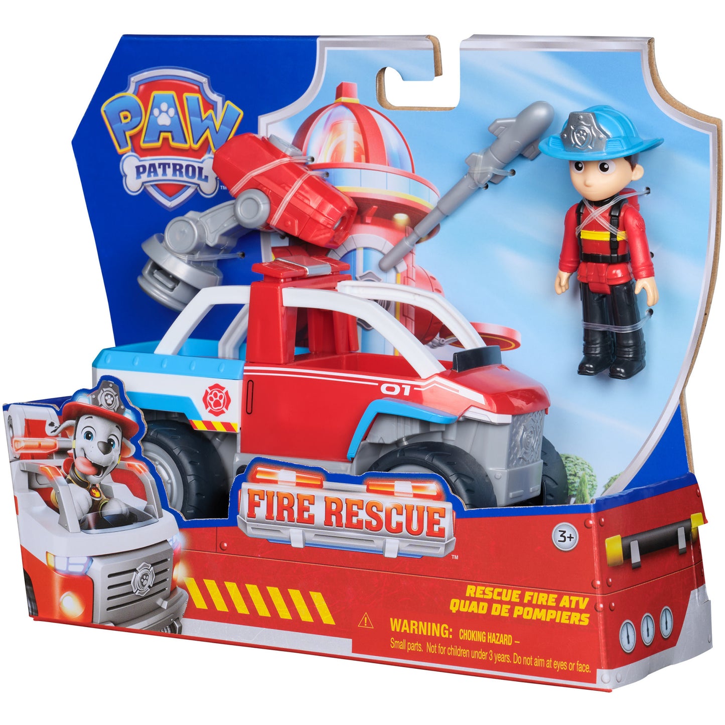 Paw Patrol Fire Rescue - Ryders Rettungsfahrzeug, Spielfahrzeug