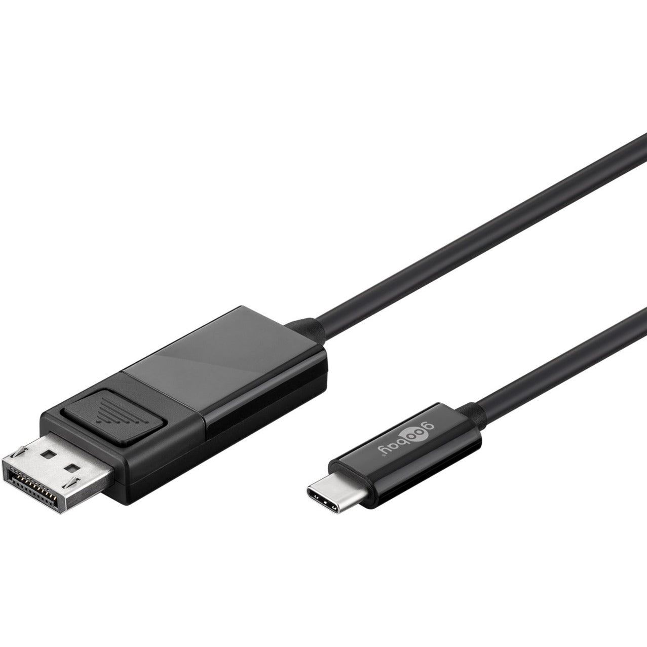 Goobay USB Adapterkabel, USB-C Stecker > DisplayPort Stecker (schwarz, 1,2 Meter, 4K 60Hz)