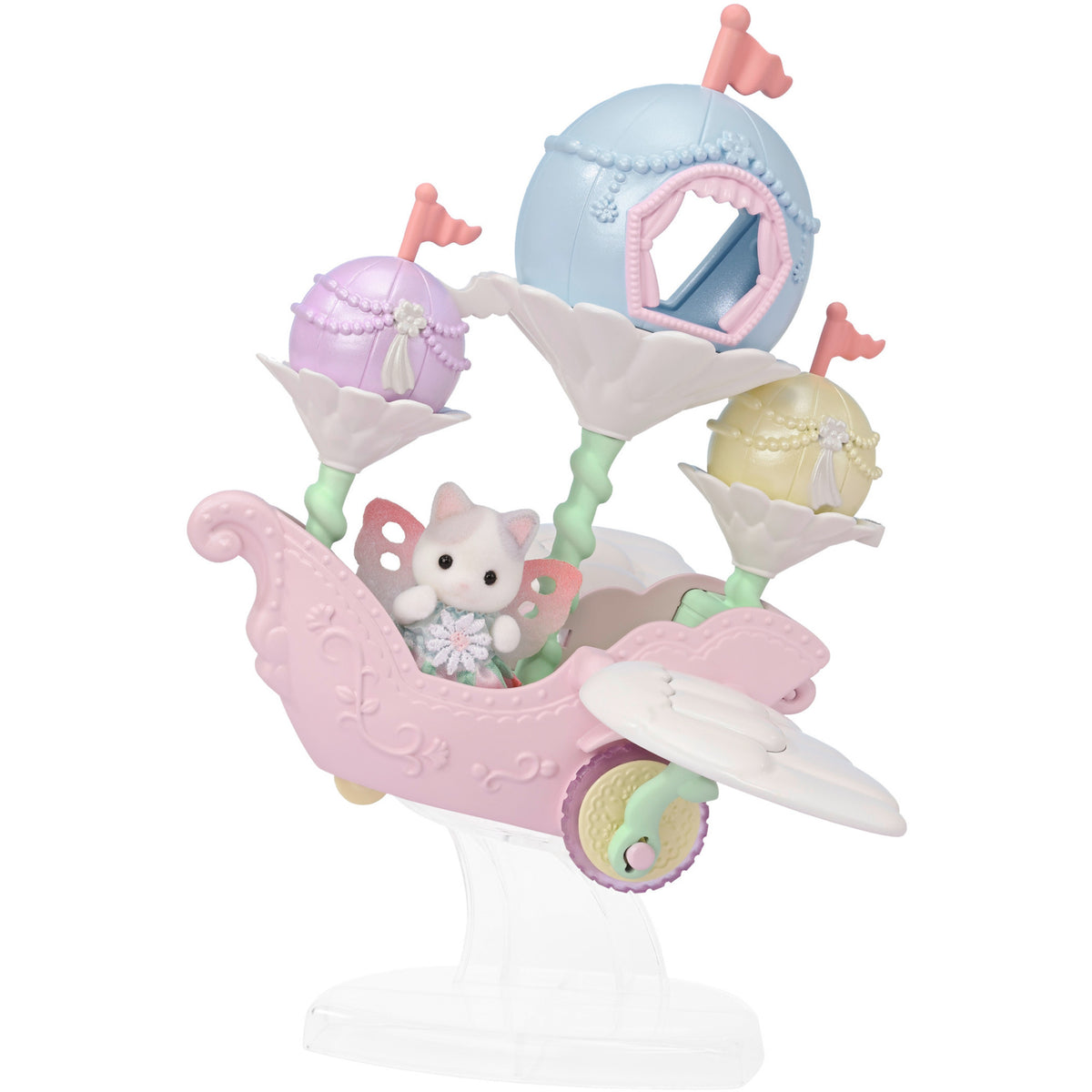 Sylvanian Families - Magisches Ballonschiff mit Figur, Konstruktionsspielzeug