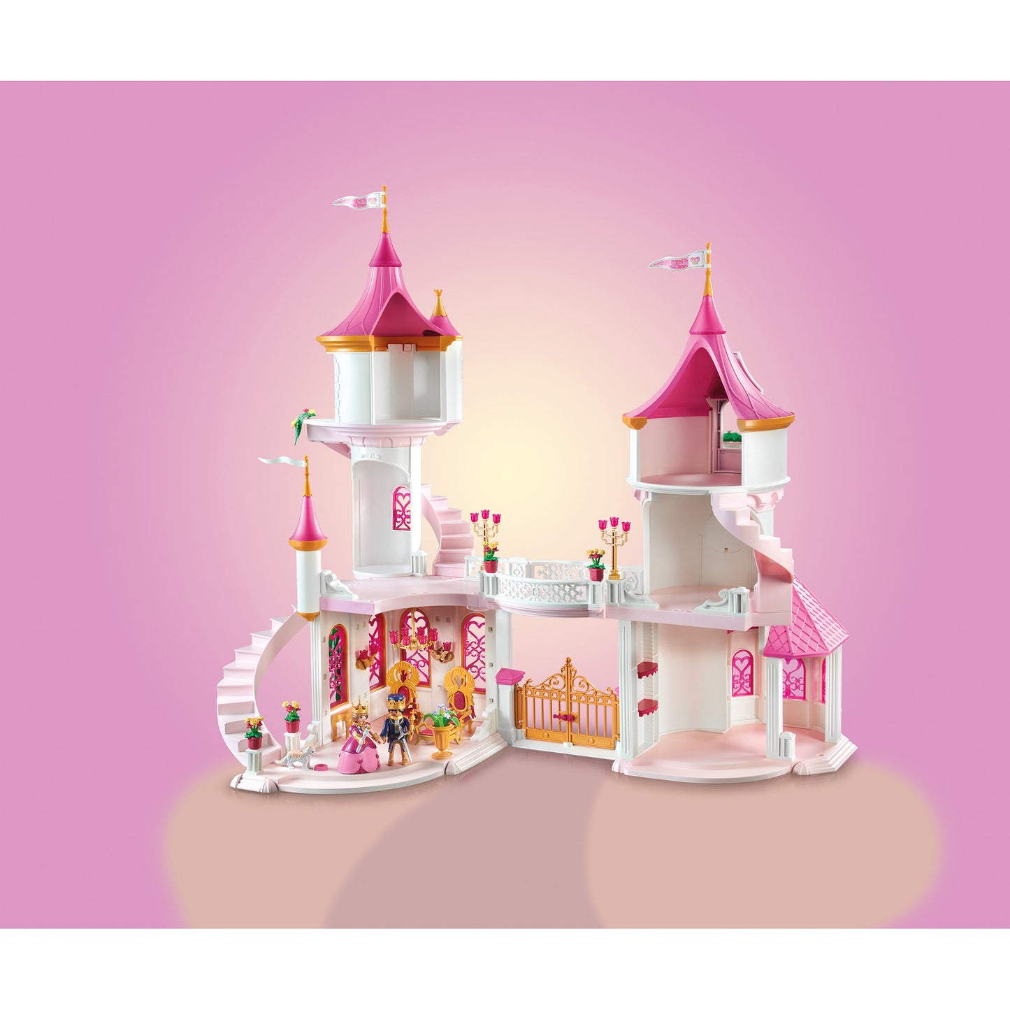 71845 Princess Magic Prinzessinnenschloss mit Königspaar, Konstruktionsspielzeug