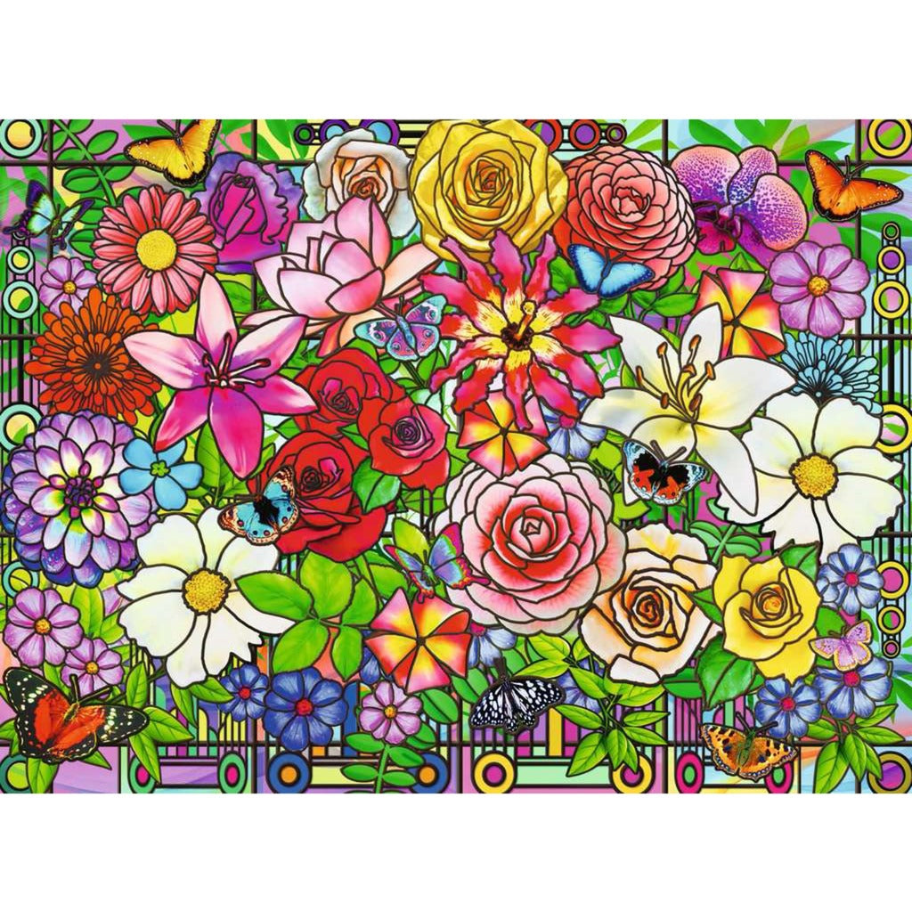 Feel Well & Puzzle - Blumenfenster