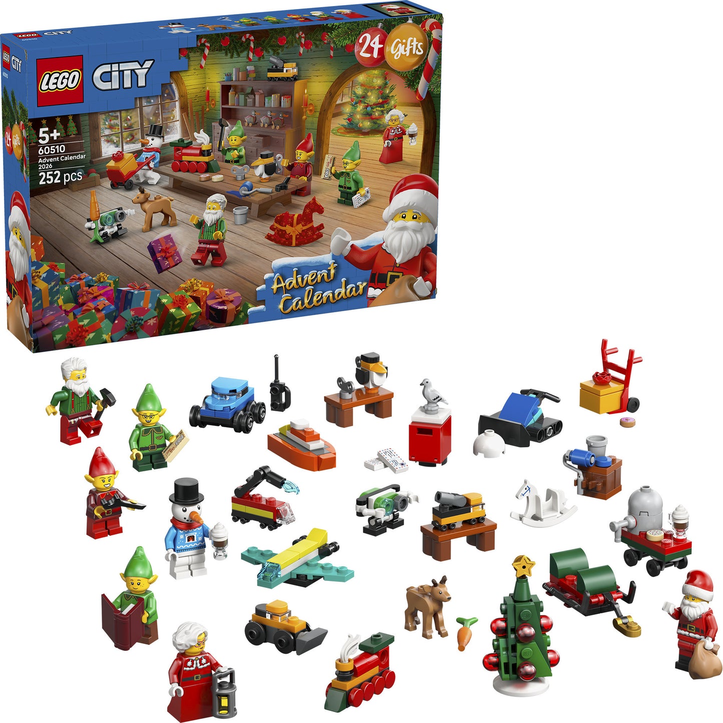 60510 City Adventskalender 2026, Konstruktionsspielzeug
