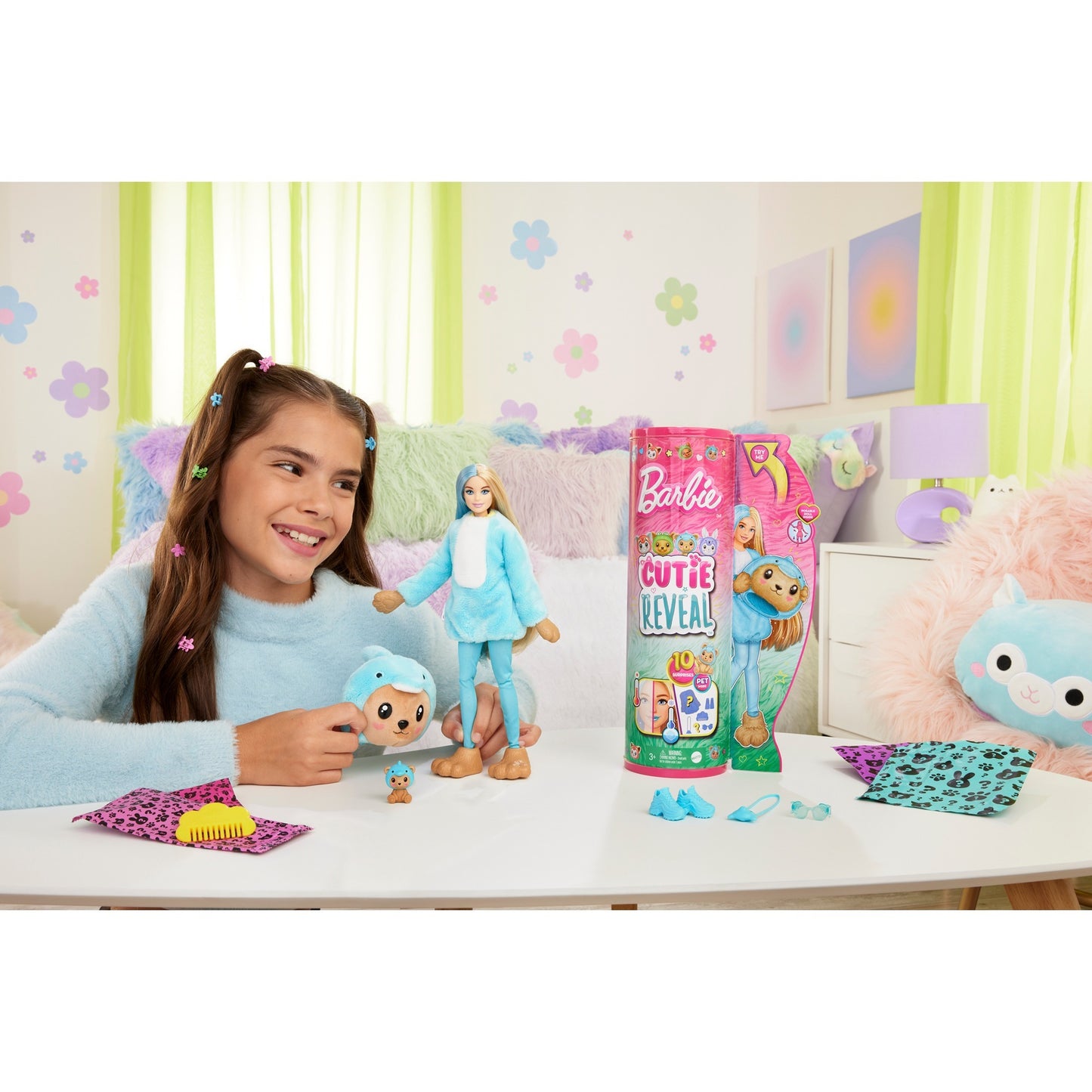 Barbie Barbie Cutie Reveal Costume Cuties Serie - Teddy Dolphin