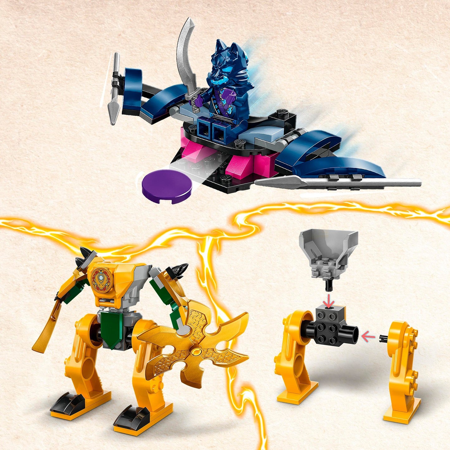 LEGO 71804 Ninjago Arins Battle Mech, Konstruktionsspielzeug