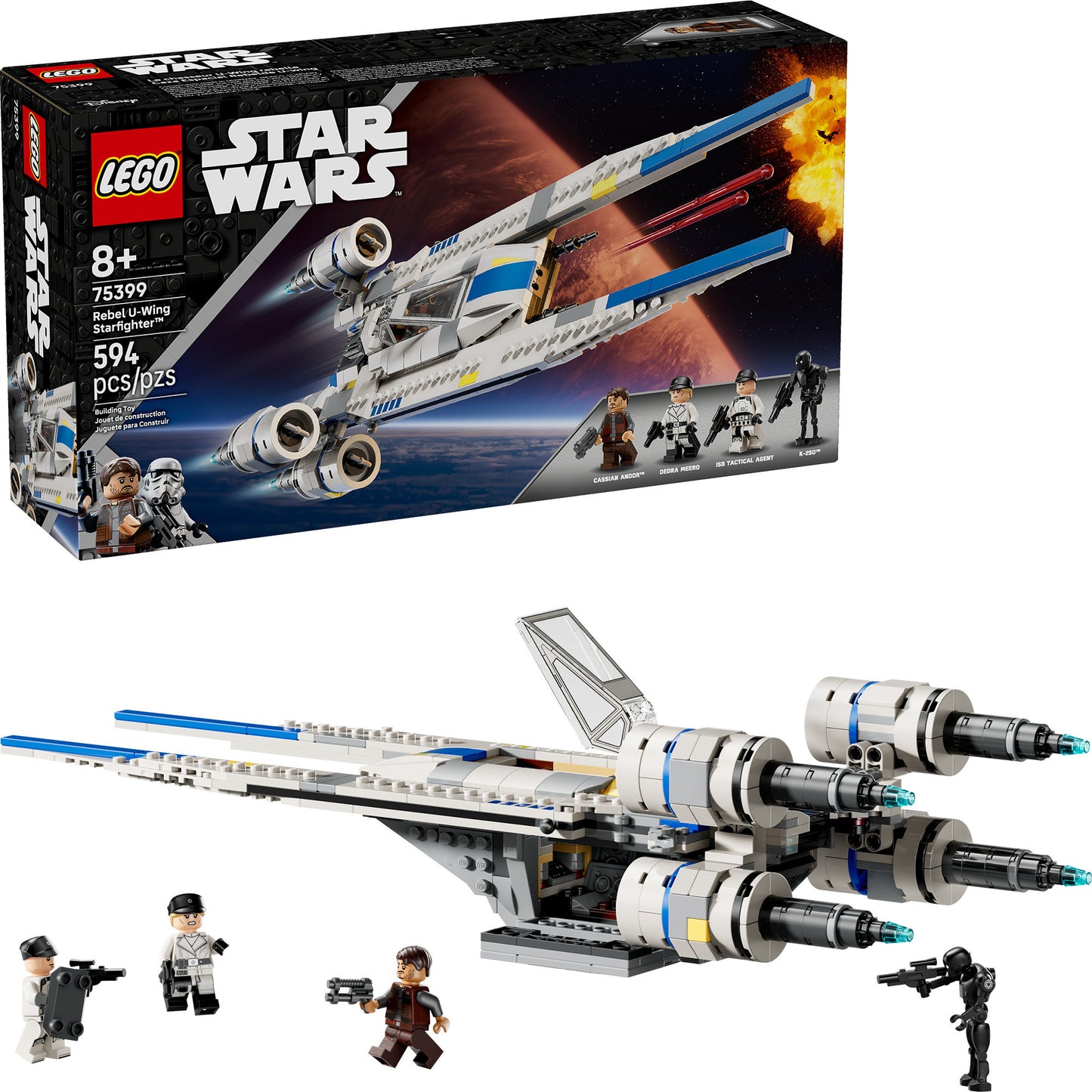 75399 Star Wars Rebel U-Wing Starfighter, Konstruktionsspielzeug
