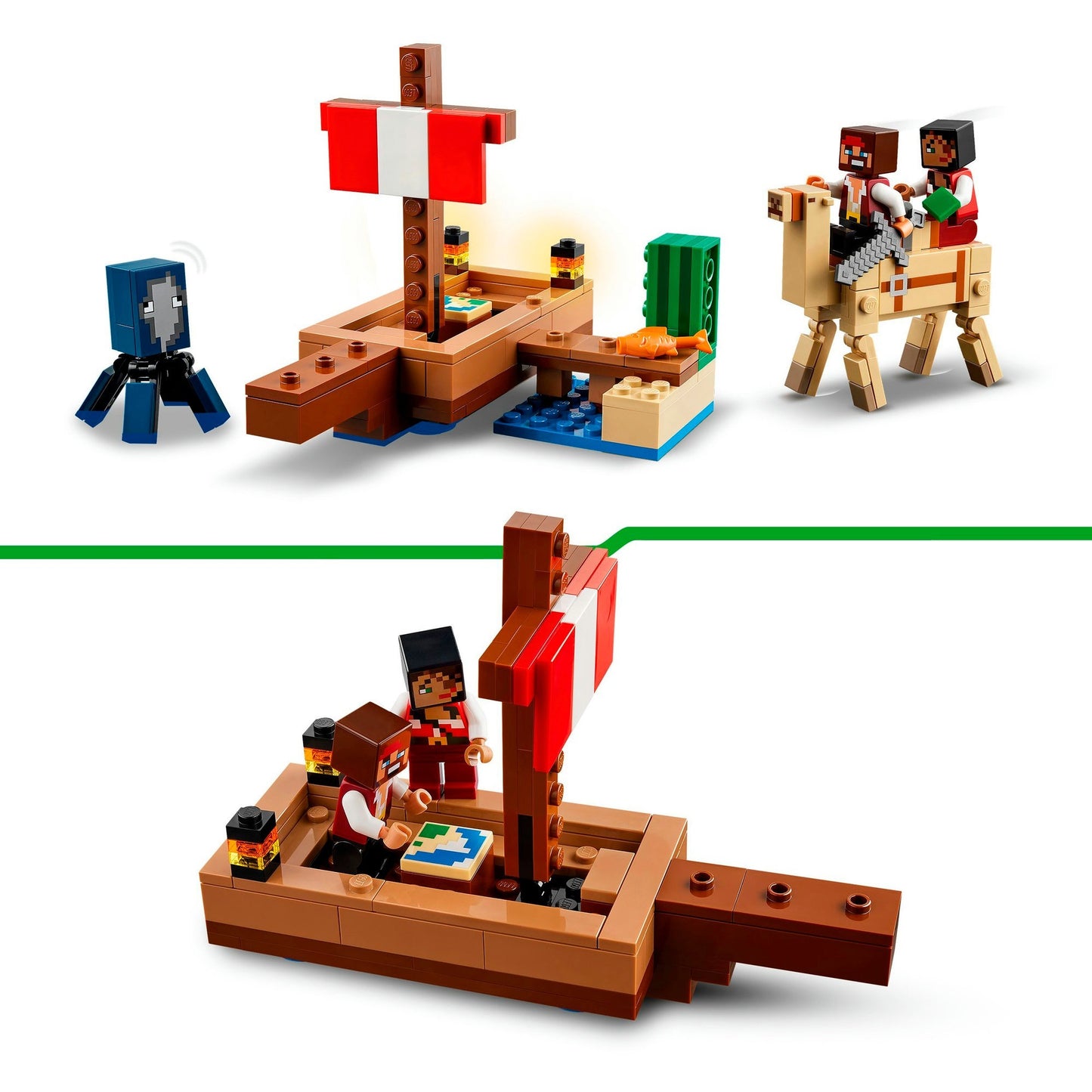 LEGO 21259 Minecraft Die Piratenschiffreise, Konstruktionsspielzeug