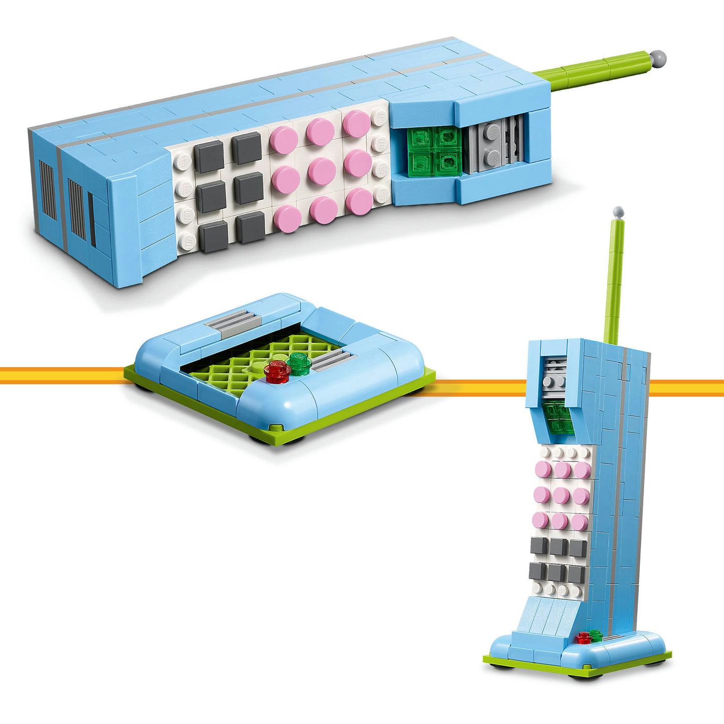 31174 Creator 3-in-1 Retro-Telefon, Konstruktionsspielzeug