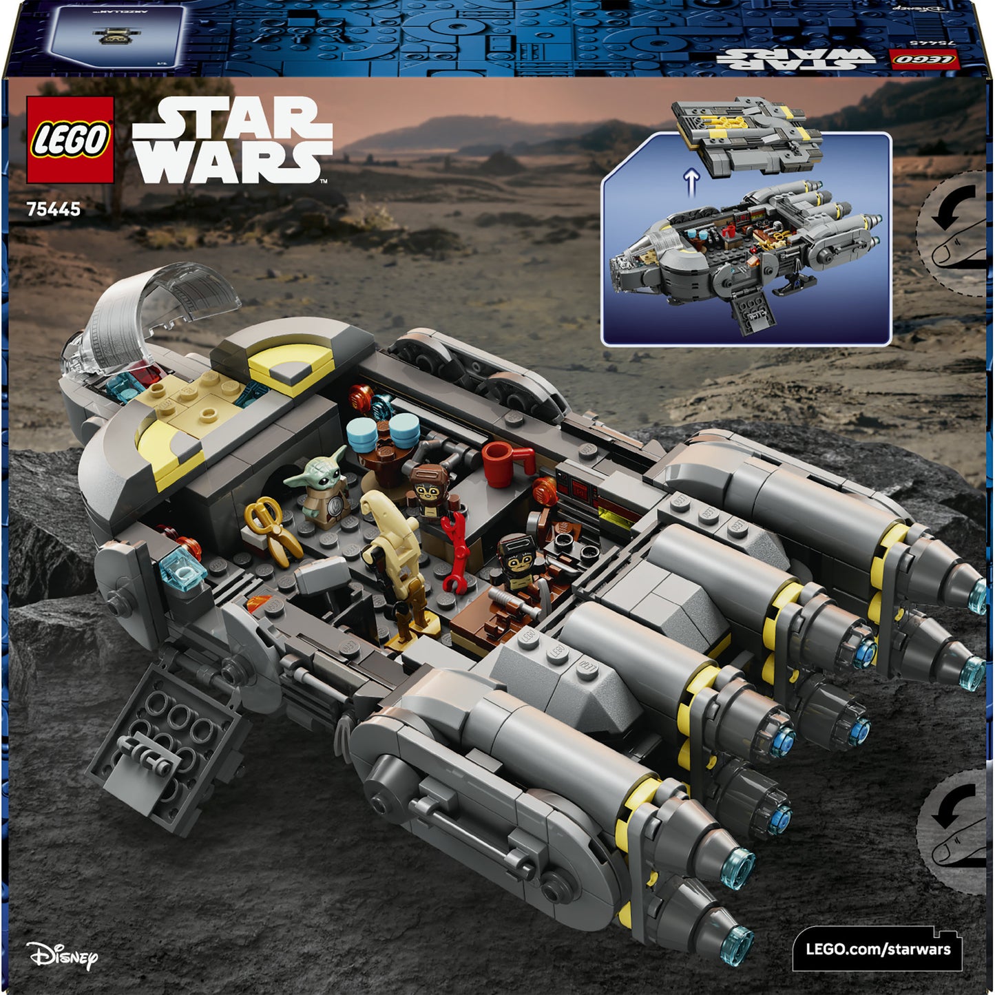75445 Star Wars Sternenschiff der Anzellaner, Konstruktionsspielzeug