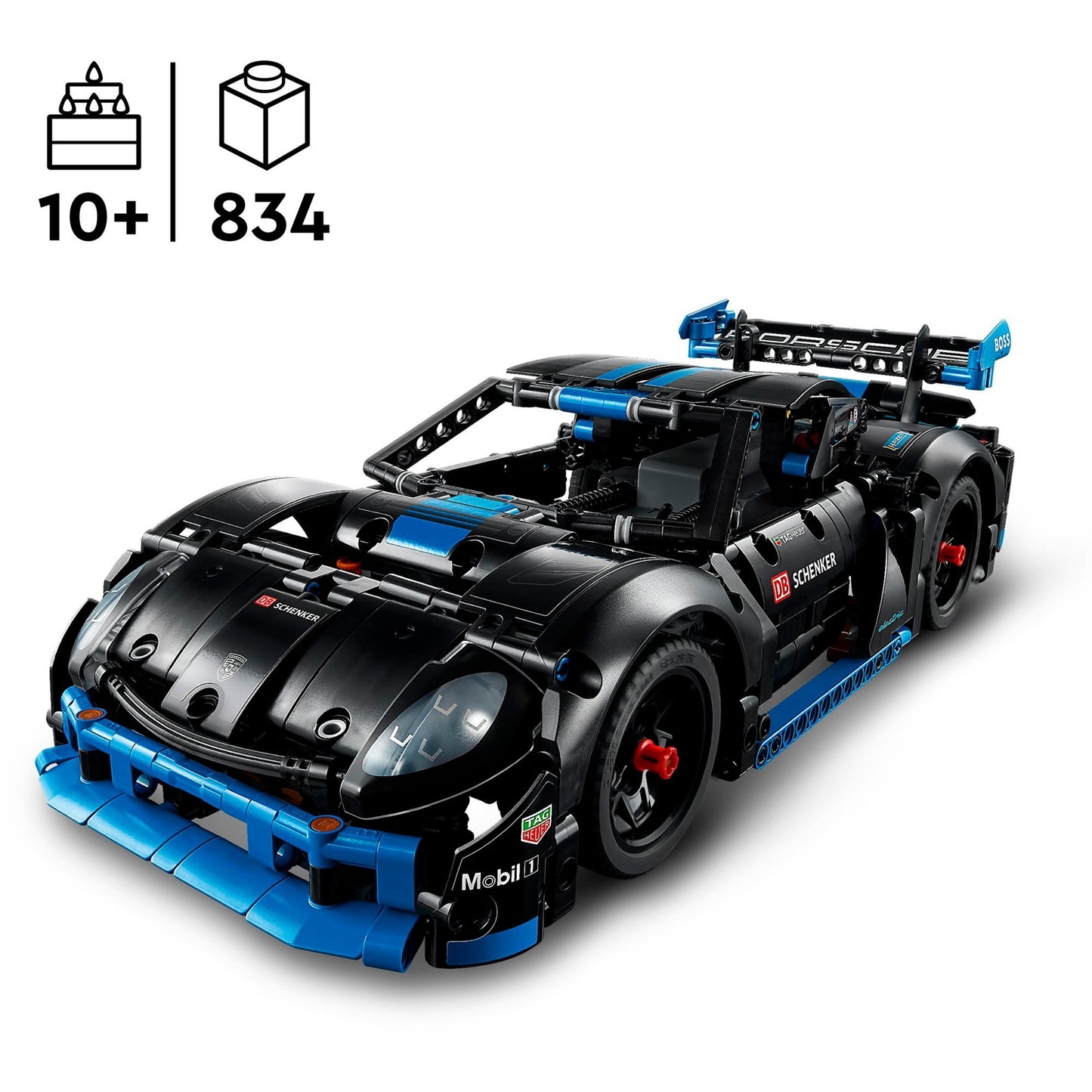 LEGO 42176 Technic Porsche GT4 e-Performance Rennwagen, Konstruktionsspielzeug