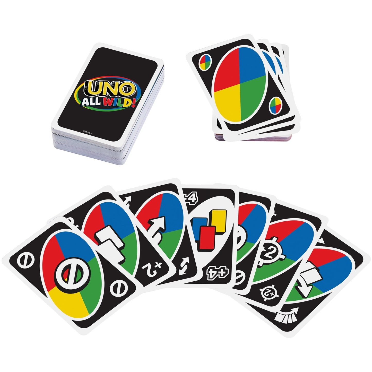 Mattel Games UNO All Wild, Kartenspiel