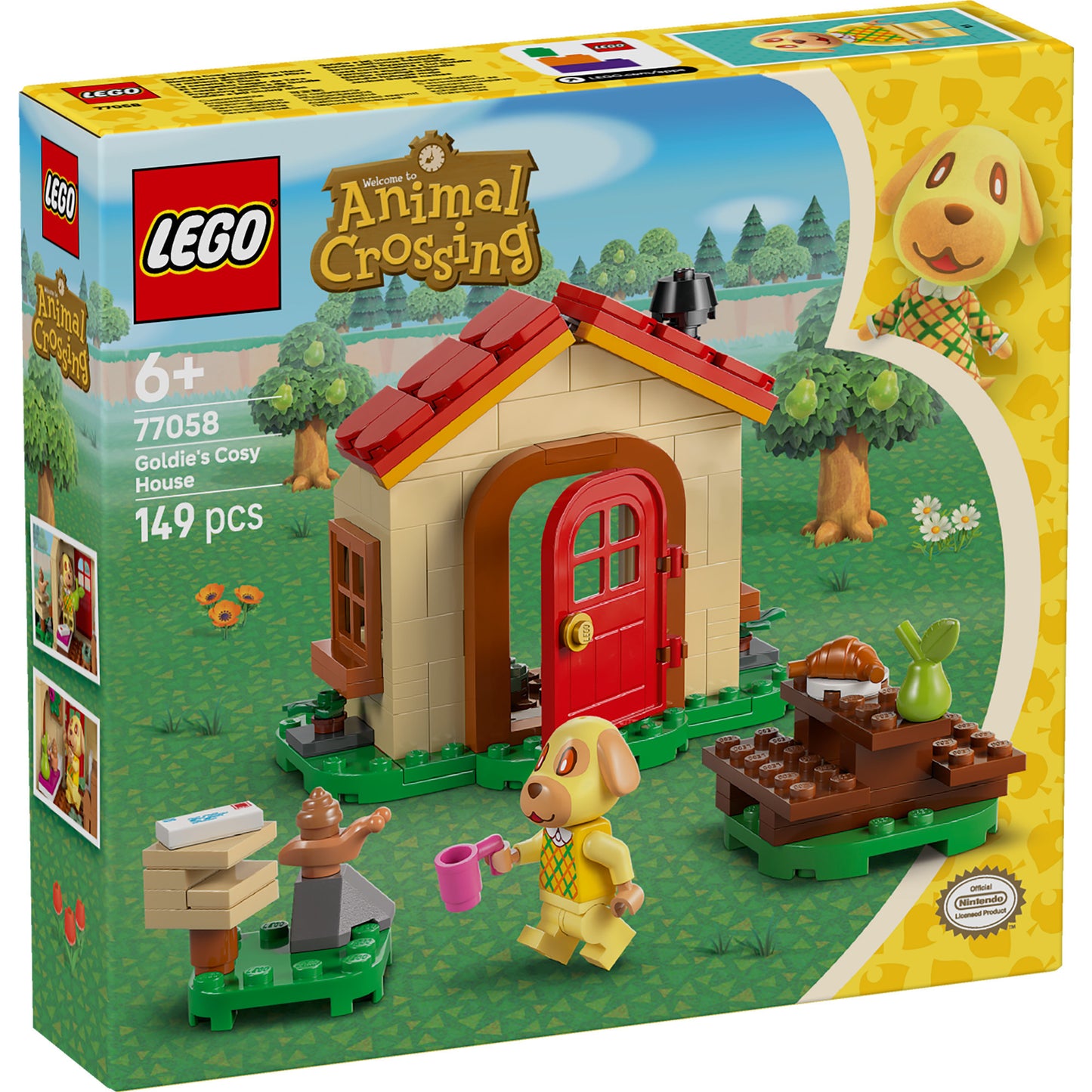77058 Animal Crossing Bienchens gemütliches Haus, Konstruktionsspielzeug