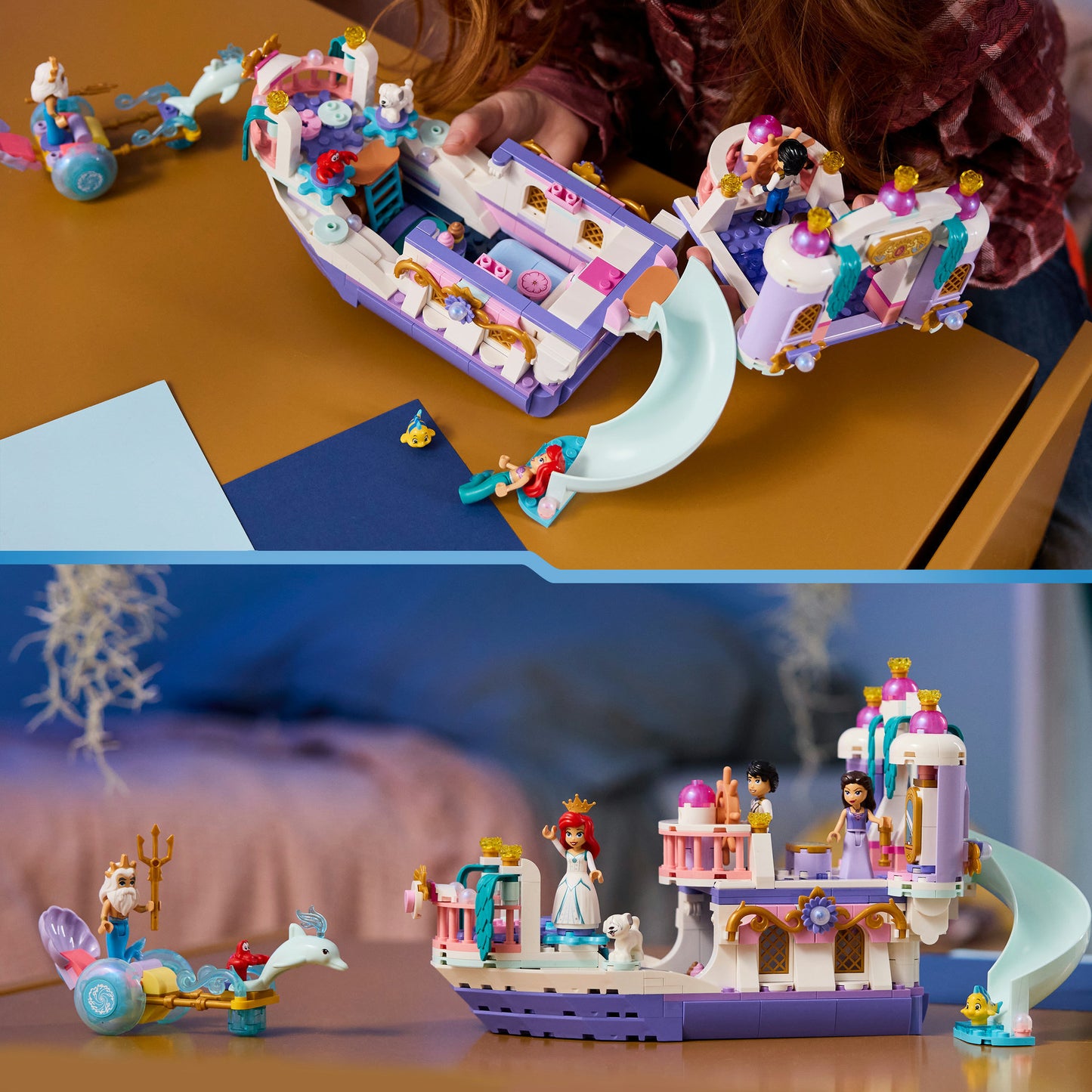 43299 Disney Princess Arielles Königliches Hochzeitsboot, Konstruktionsspielzeug