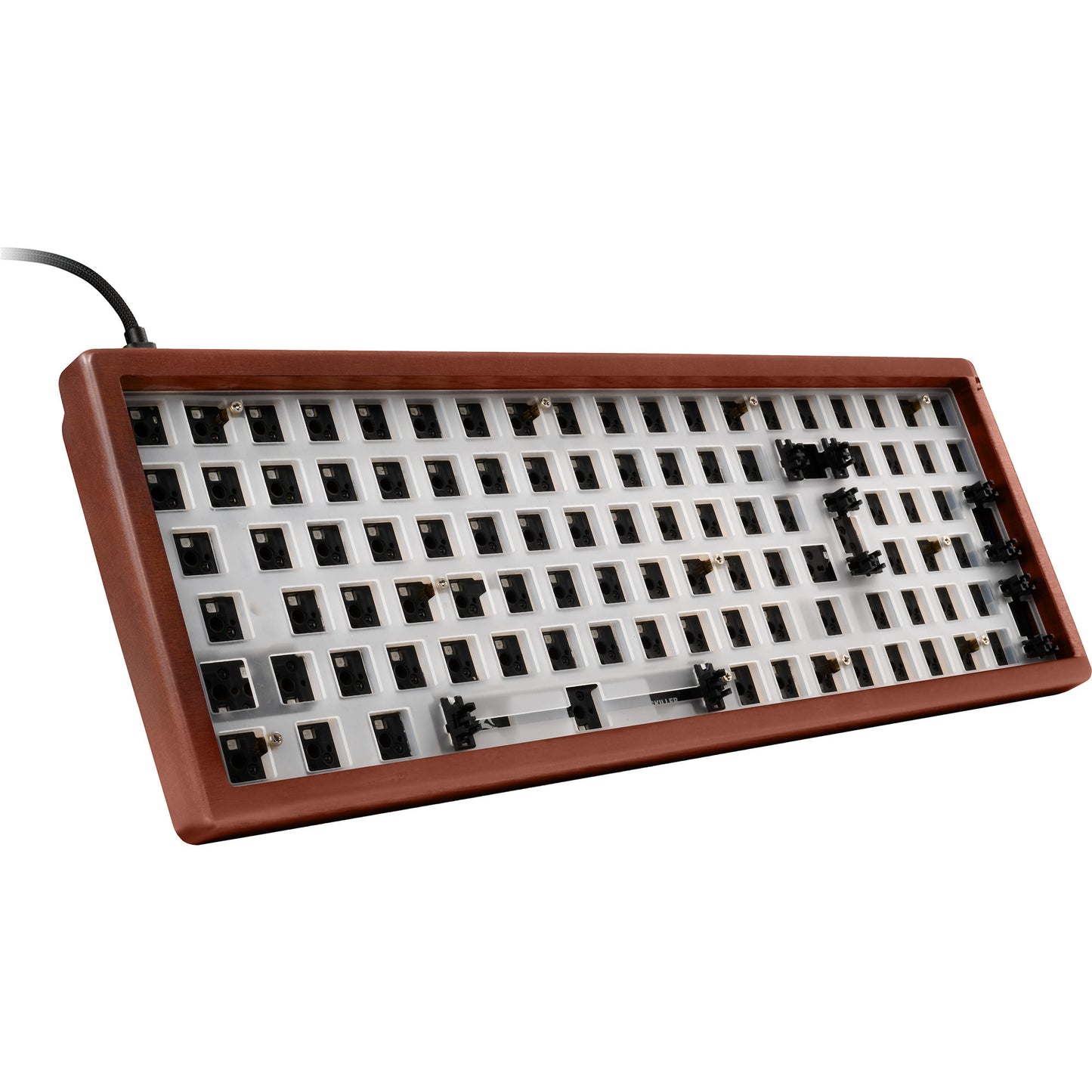 SKILLER SGK50 S2 Wood Barebone, Gaming-Tastatur