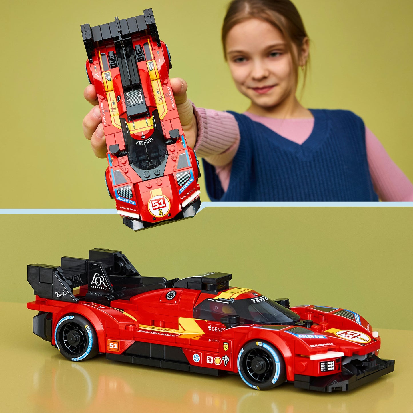 77261 Speed Champions Ferrari 499P, Konstruktionsspielzeug