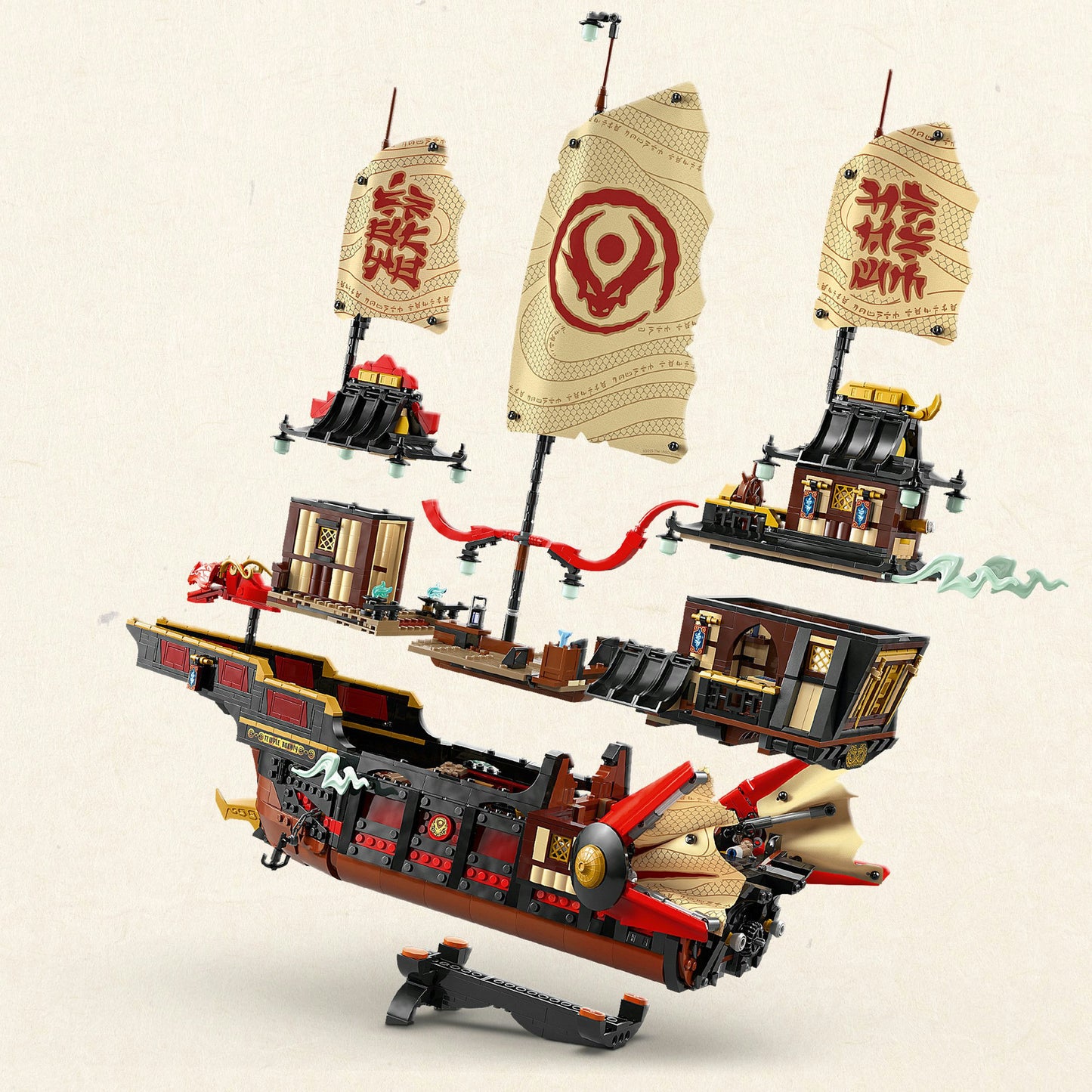 71848 Ninjago Der Tempel-Flugsegler, Konstruktionsspielzeug