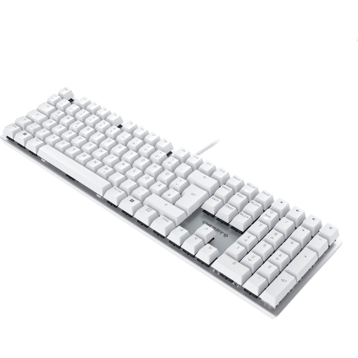 Cherry KC 200 MX (weiss/silber, DE-Layout, Cherry MX2A Silent Red)