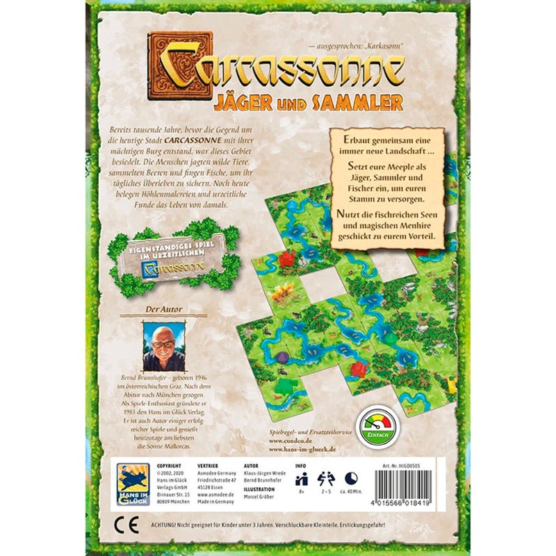 Asmodee Carcassonne Jäger und Sammler, Brettspiel