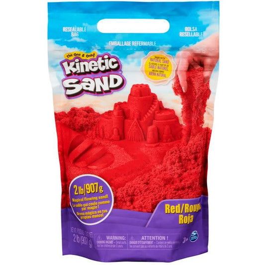 Spin Master Kinetic Sand - Beutel rot, Spielsand