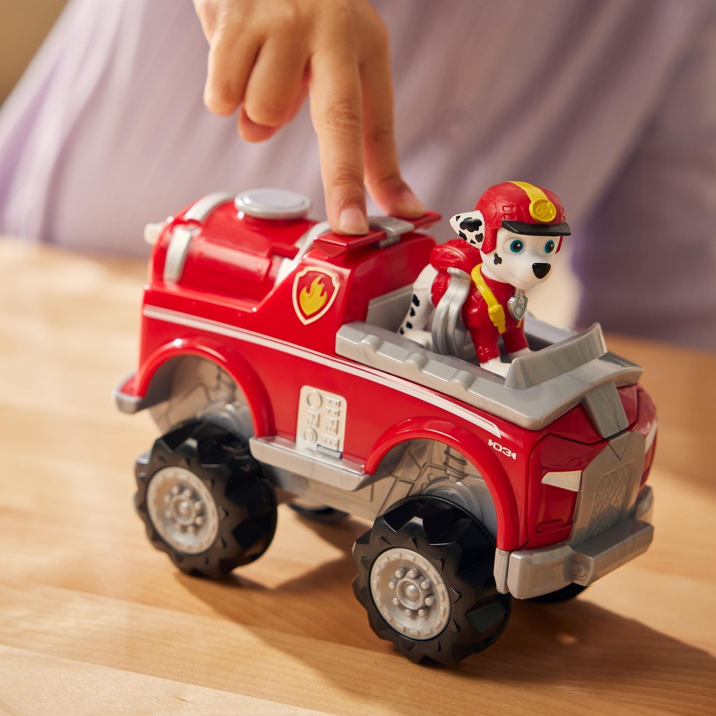 Spin Master Paw Patrol - Jungle Pups Elefanten-Fahrzeug mit Marshall-Figur, Spielfahrzeug